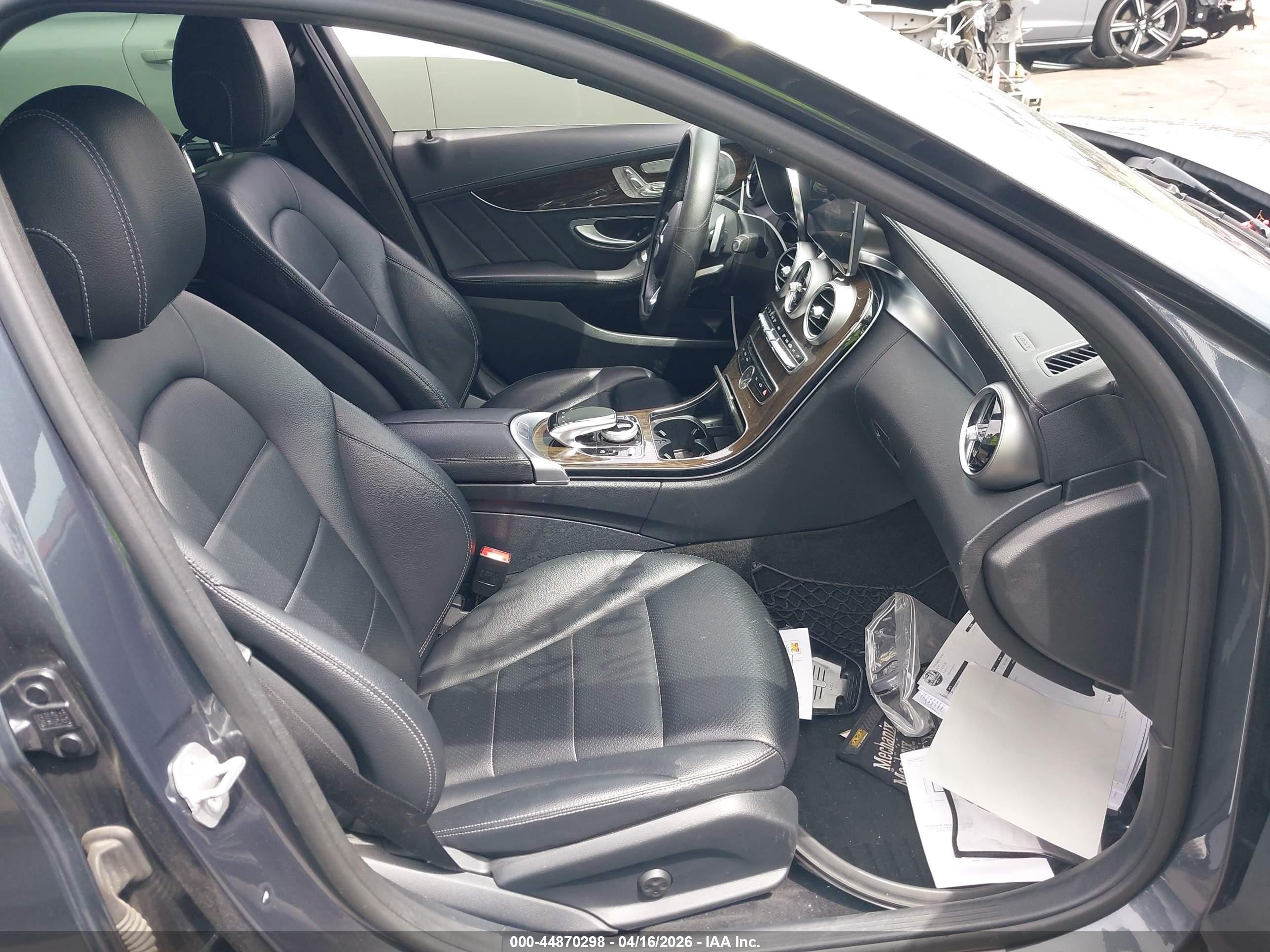 2015 Mercedes-benz C 400 4matic Gray vin: 55SWF6GBXFU020929