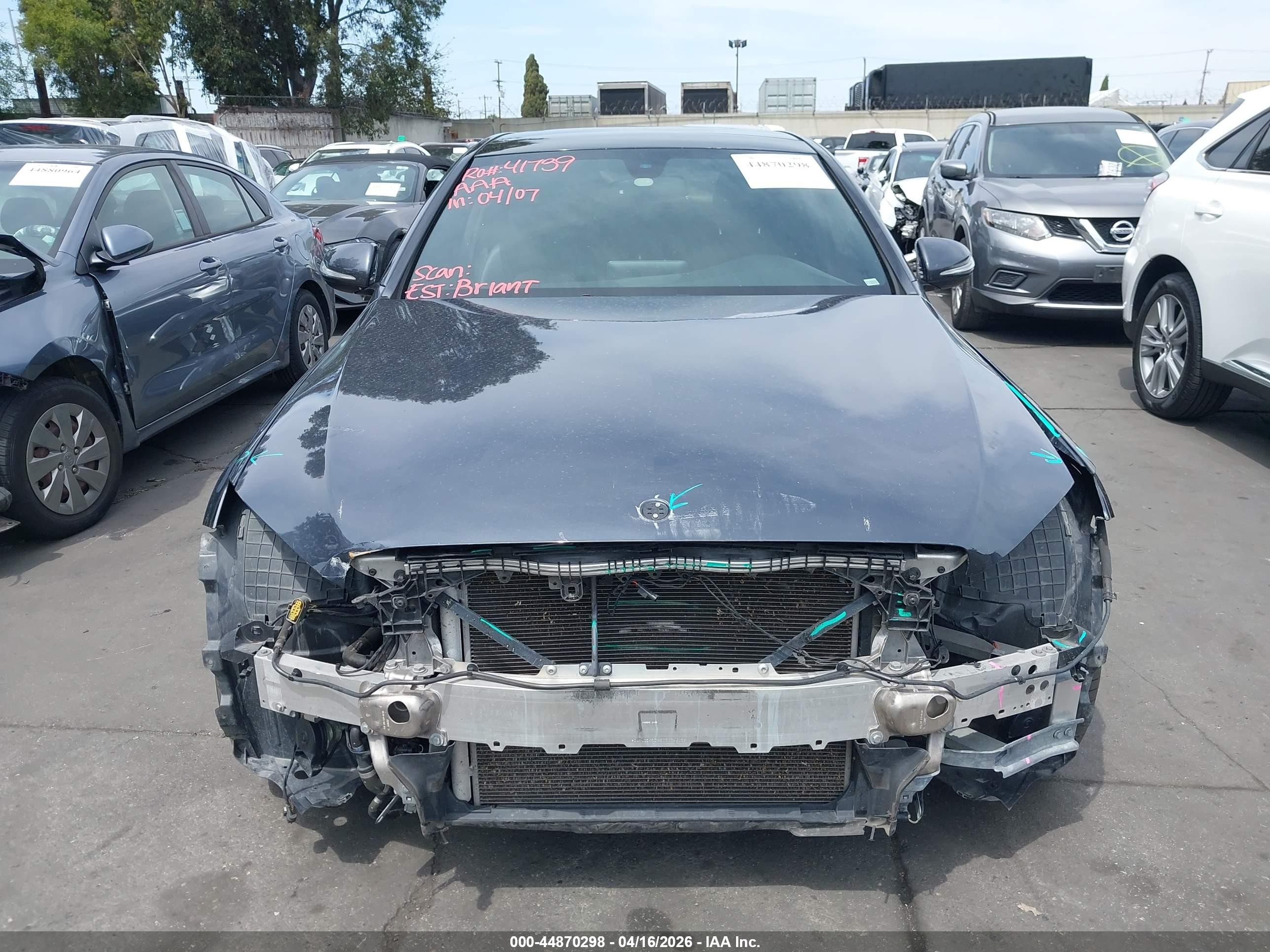 2015 Mercedes-benz C 400 4matic Gray vin: 55SWF6GBXFU020929
