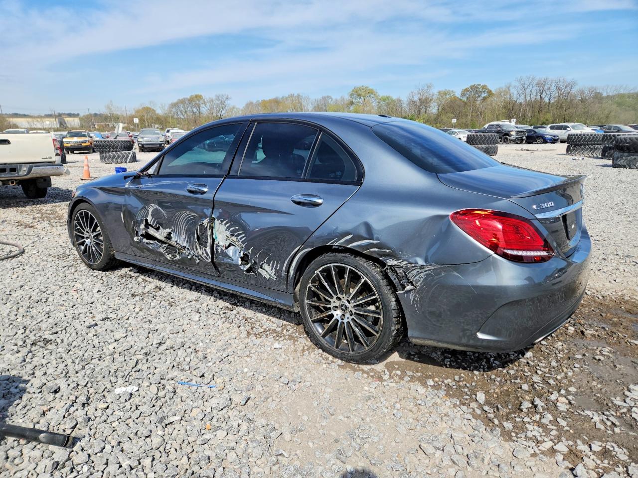 2019 Mercedes-benz C 300 Gray vin: 55SWF8DB4KU289034