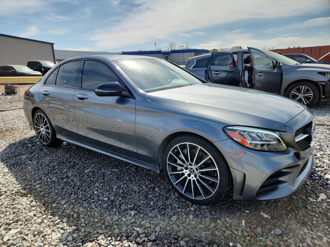 2019 Mercedes-benz C 300 Gray vin: 55SWF8DB4KU289034