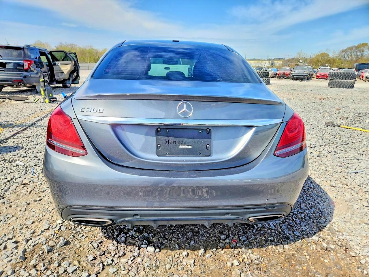 2019 Mercedes-benz C 300 Gray vin: 55SWF8DB4KU289034