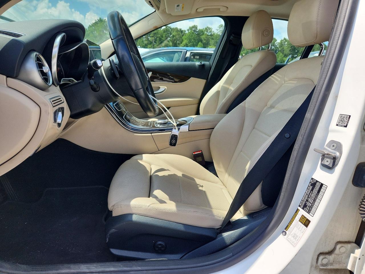 2019 Mercedes-benz C 300 Белый vin: 55SWF8DB4KU289311
