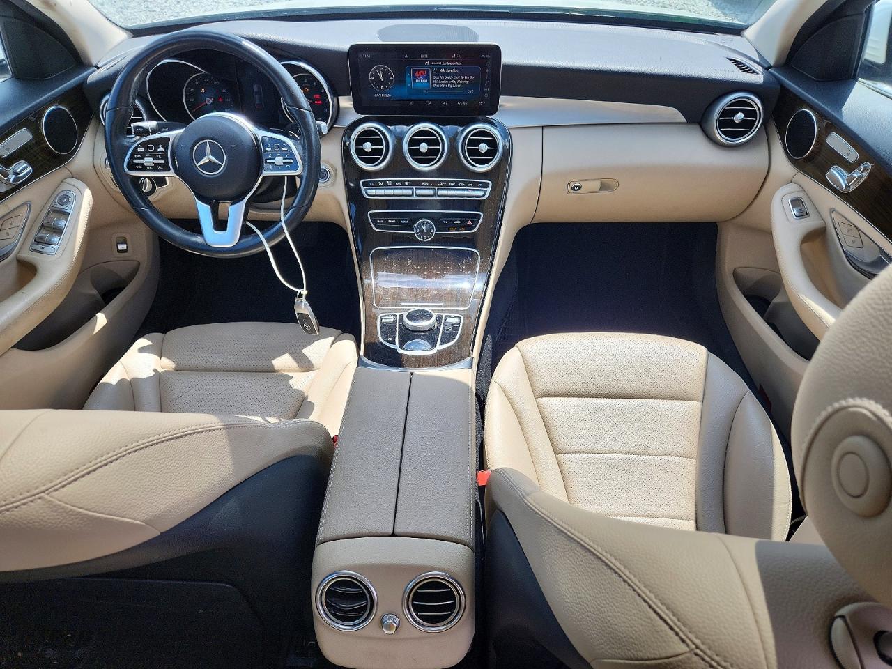 2019 Mercedes-benz C 300 Белый vin: 55SWF8DB4KU289311