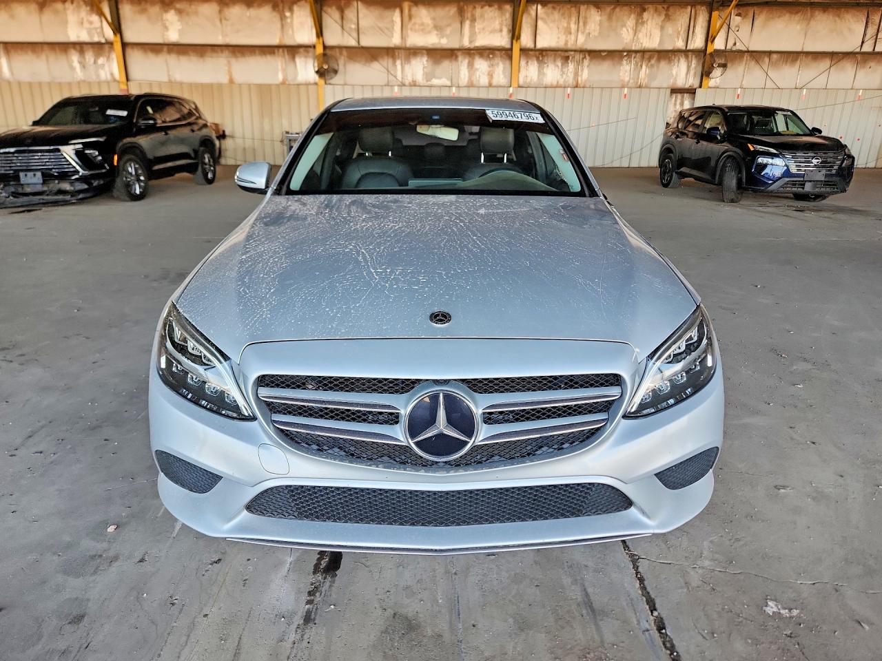 2019 Mercedes-benz C 300 Silver vin: 55SWF8DB4KU303062