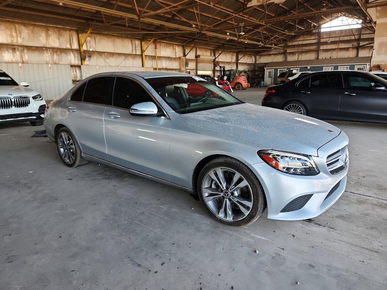 2019 Mercedes-benz C 300 Silver vin: 55SWF8DB4KU303062