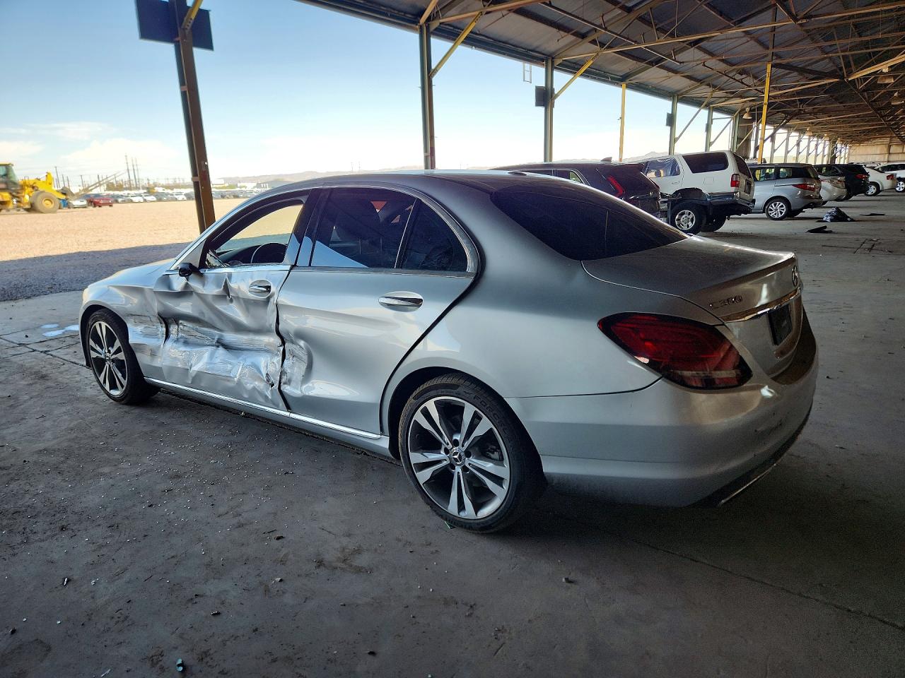 2019 Mercedes-benz C 300 Silver vin: 55SWF8DB4KU303062