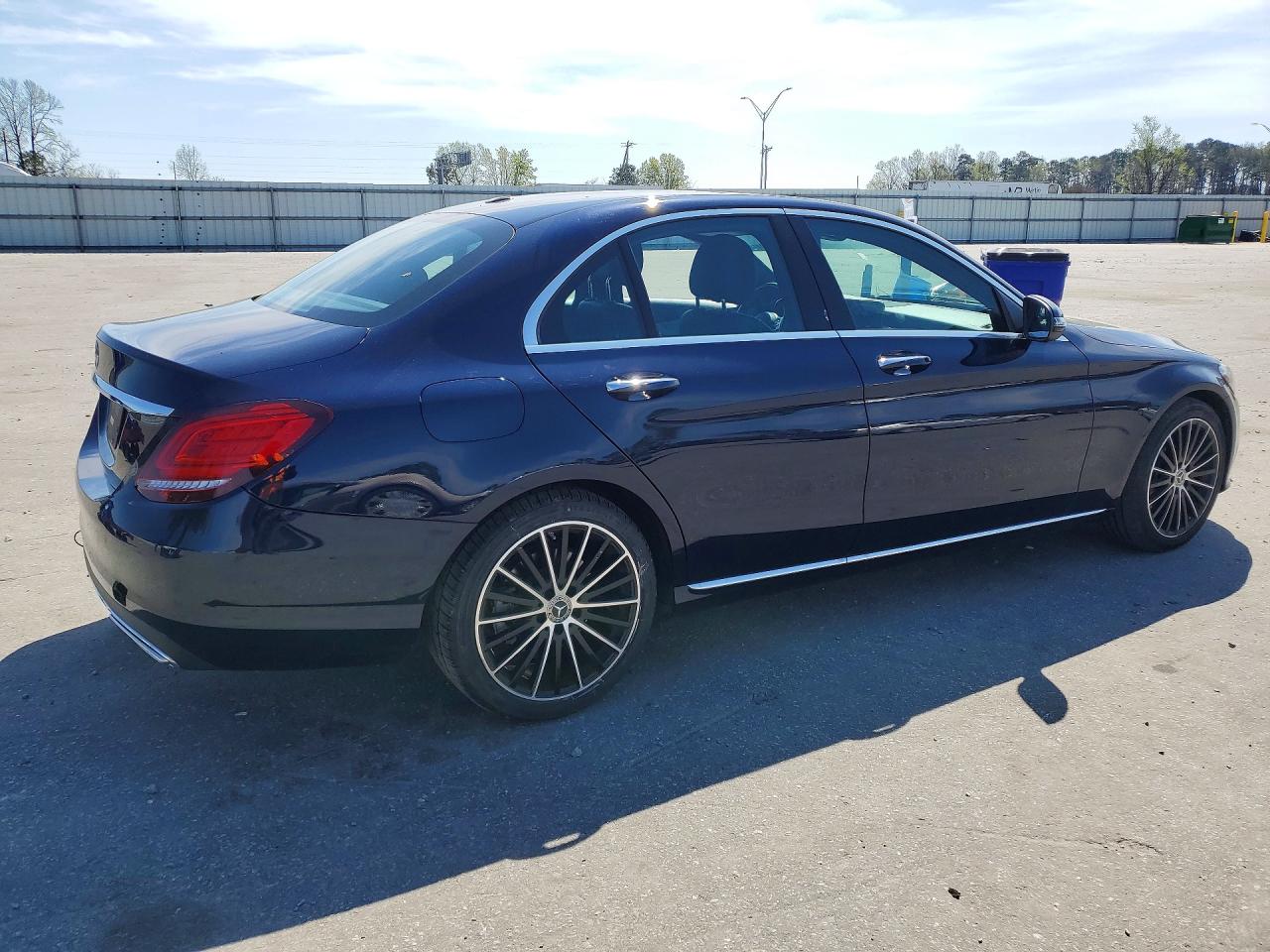 2019 Mercedes Benz C 300 Blue vin: 55SWF8DB6KU314659