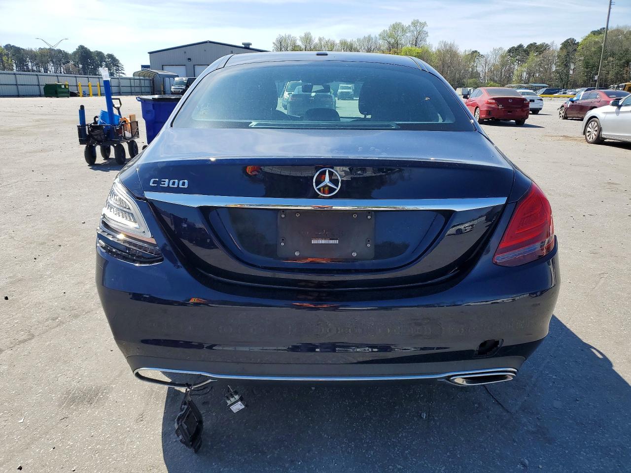 2019 Mercedes Benz C 300 Blue vin: 55SWF8DB6KU314659