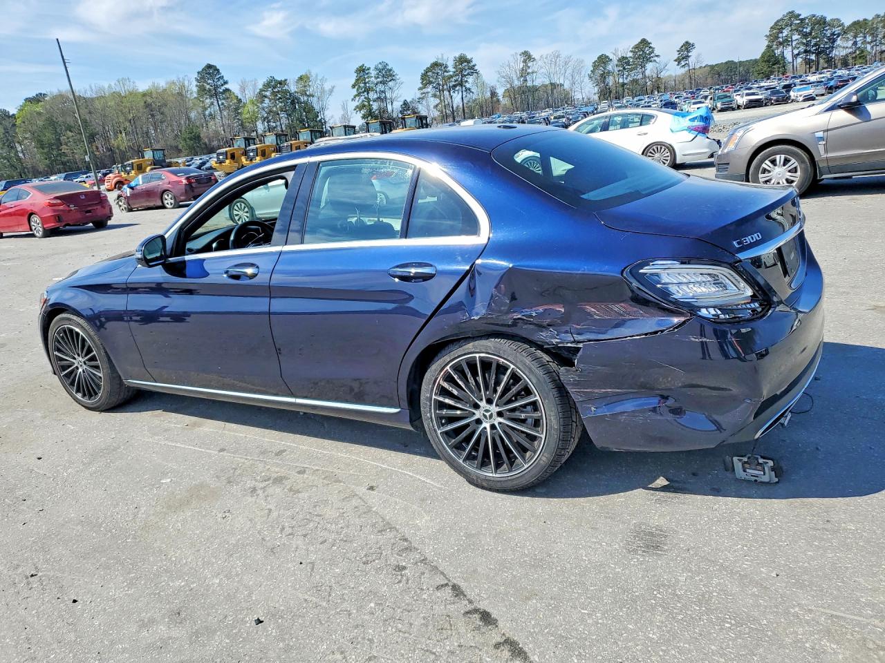 2019 Mercedes Benz C 300 Blue vin: 55SWF8DB6KU314659