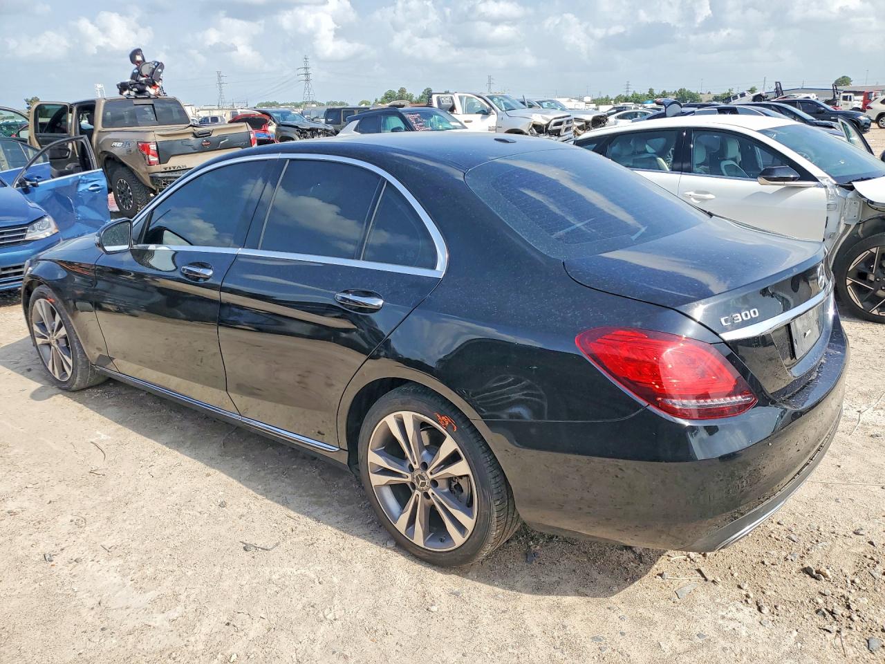 2019 Mercedes-benz C 300 Black vin: 55SWF8DB7KU294504