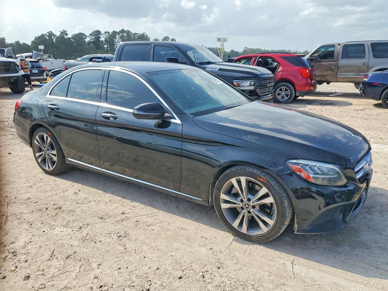 2019 Mercedes-benz C 300 Black vin: 55SWF8DB7KU294504