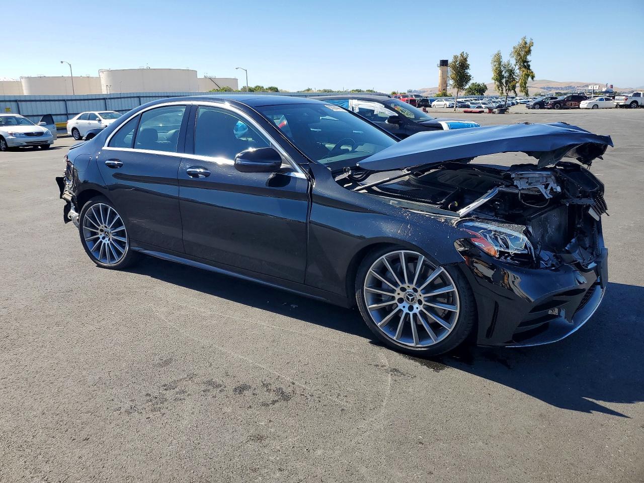 2019 Mercedes-benz C 300 Black vin: 55SWF8DB7KU322320