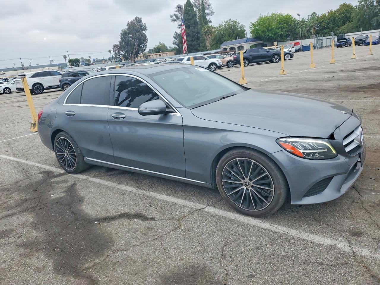 2019 Mercedes-benz C 300 Gray vin: 55SWF8DBXKU299986