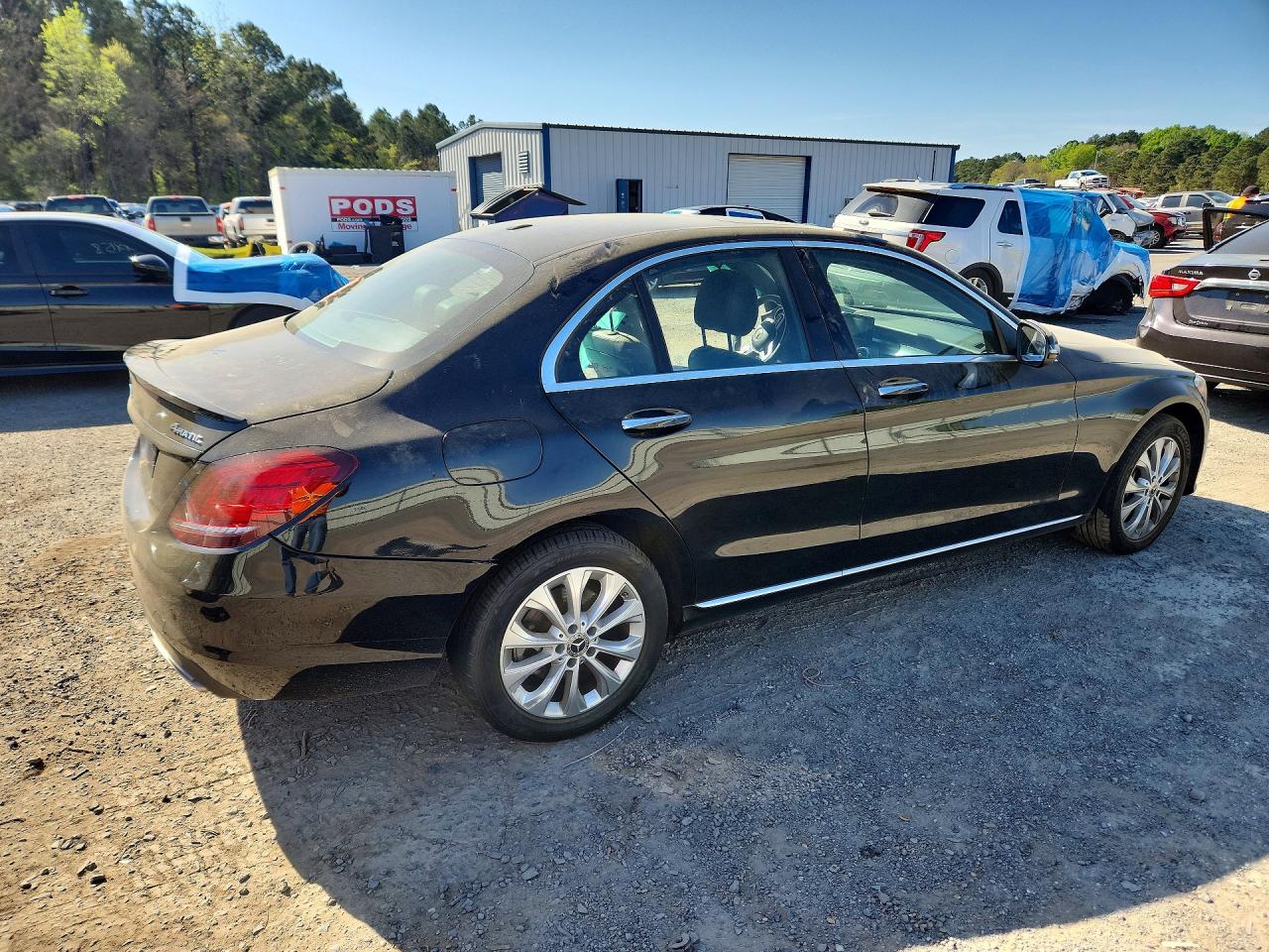 2019 Mercedes Benz C 300 4matic Черный vin: 55SWF8EB0KU302117