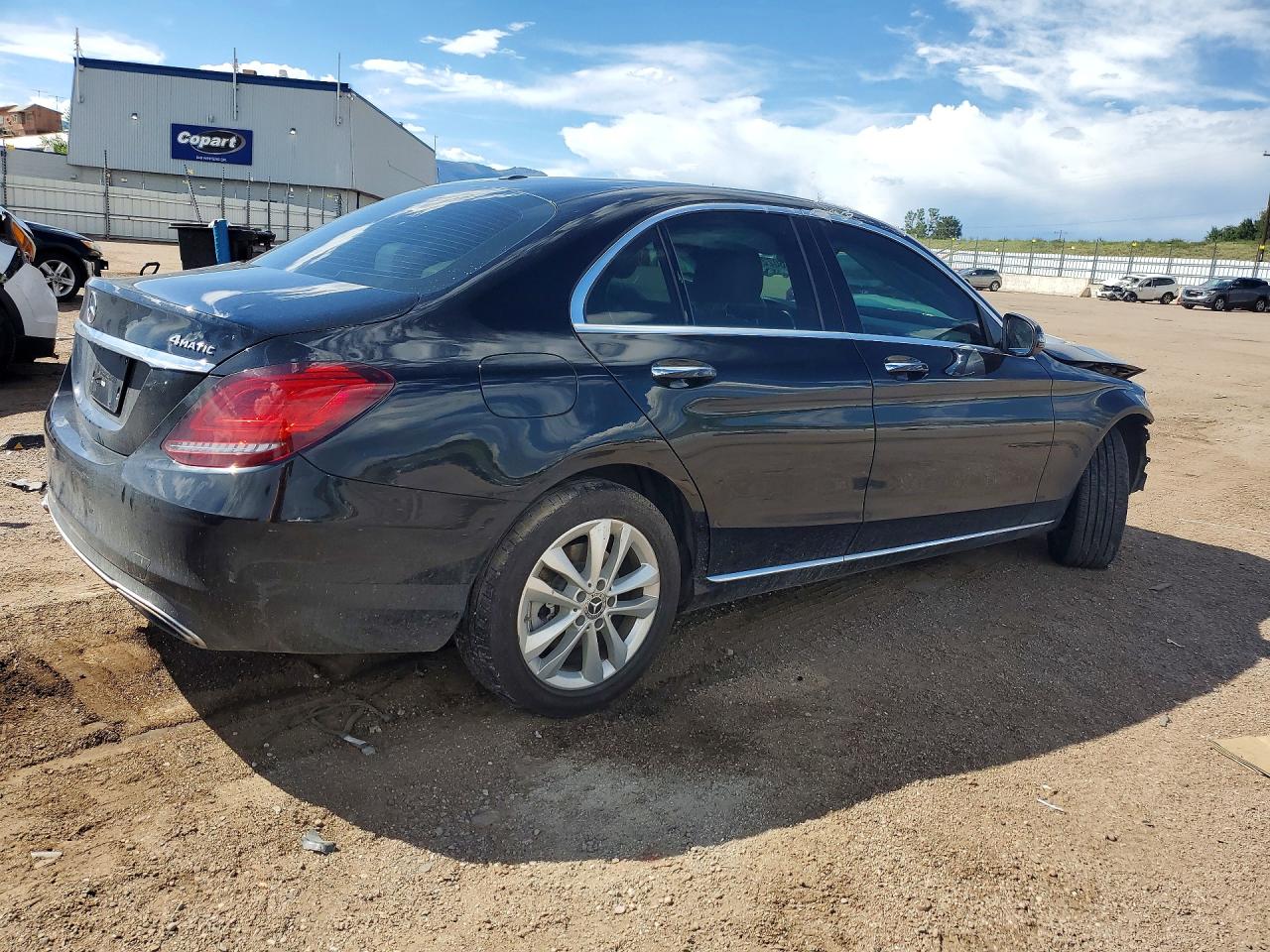 2019 Mercedes-benz C 300 4matic Черный vin: 55SWF8EB7KU293416