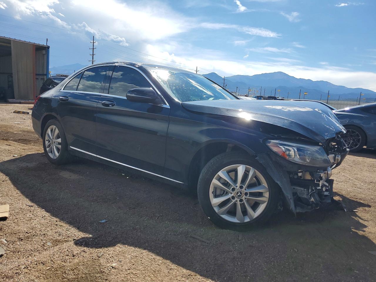 2019 Mercedes-benz C 300 4matic Черный vin: 55SWF8EB7KU293416