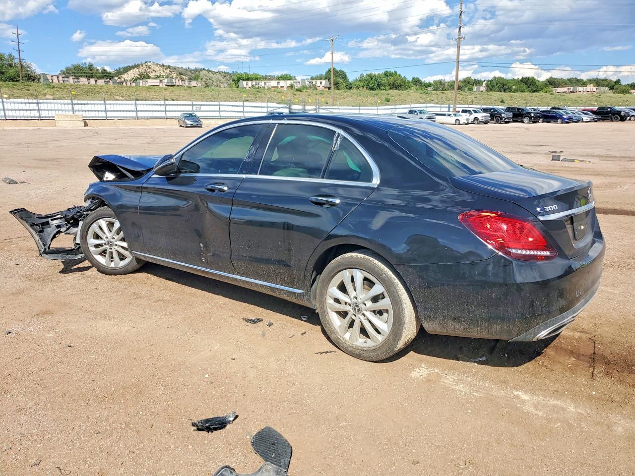 2019 Mercedes-benz C 300 4matic Черный vin: 55SWF8EB7KU293416