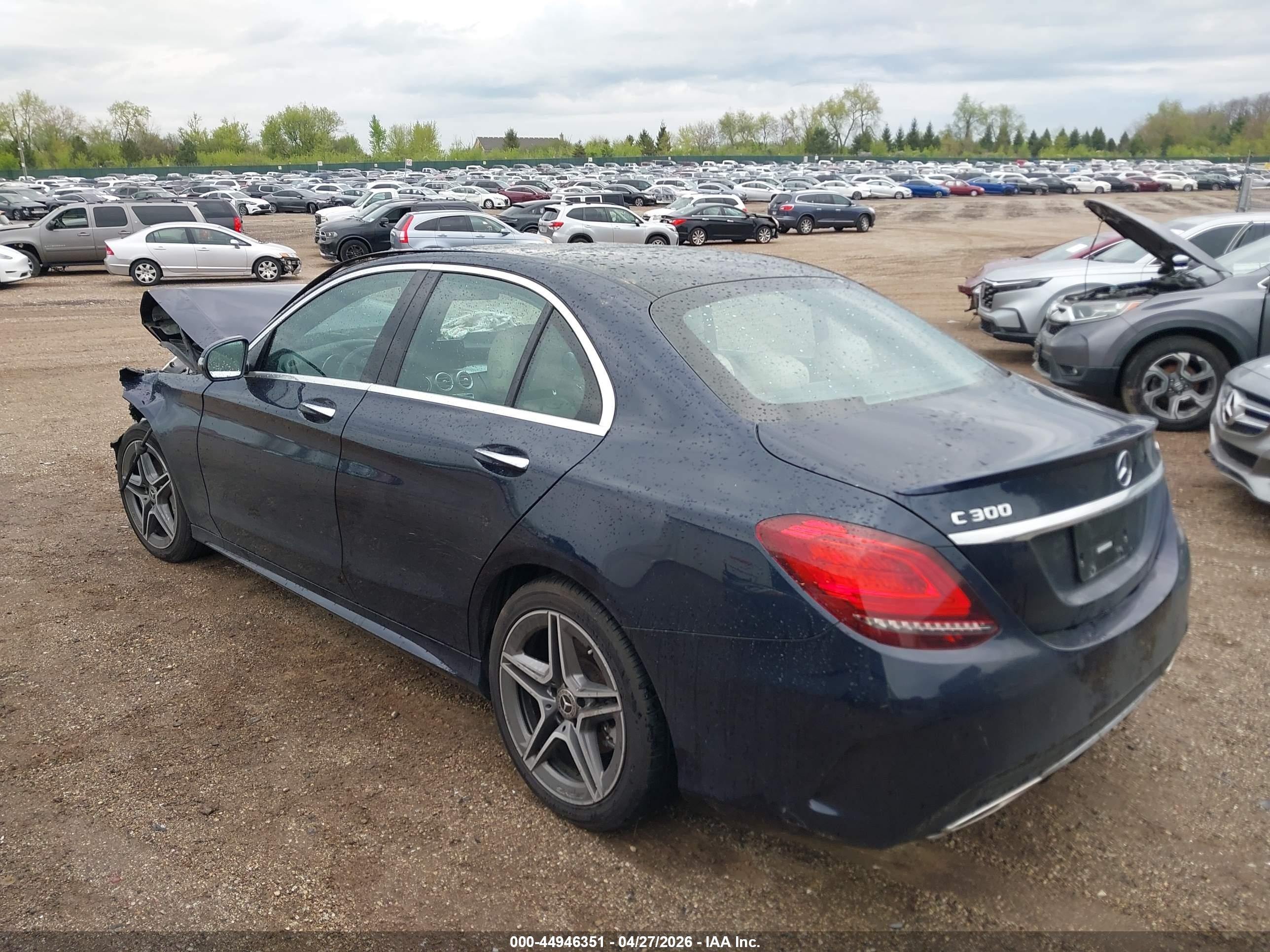 2020 Mercedes-benz C 300 4matic Dark Blue vin: 55SWF8EB7LU325427