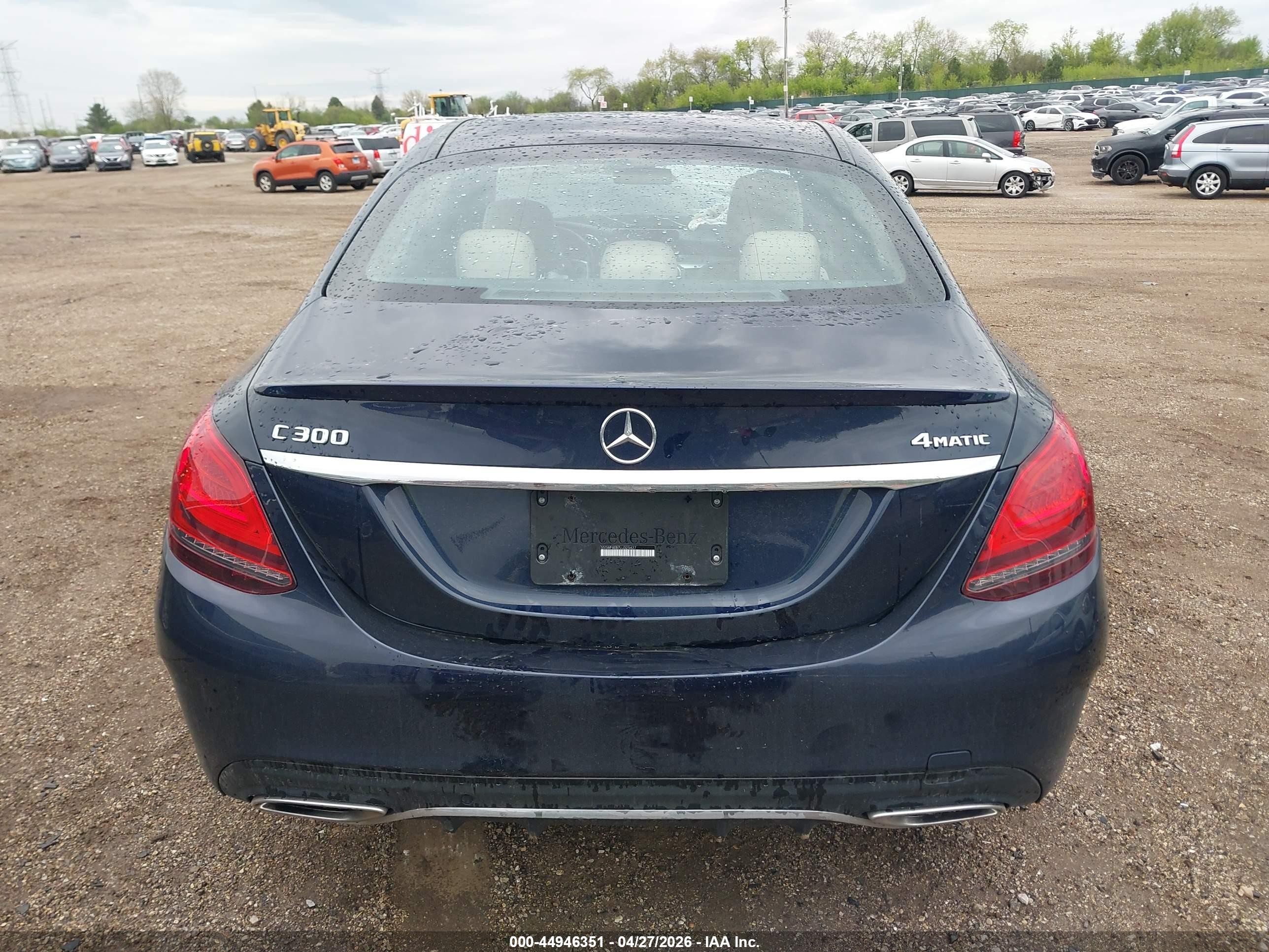 2020 Mercedes-benz C 300 4matic Dark Blue vin: 55SWF8EB7LU325427