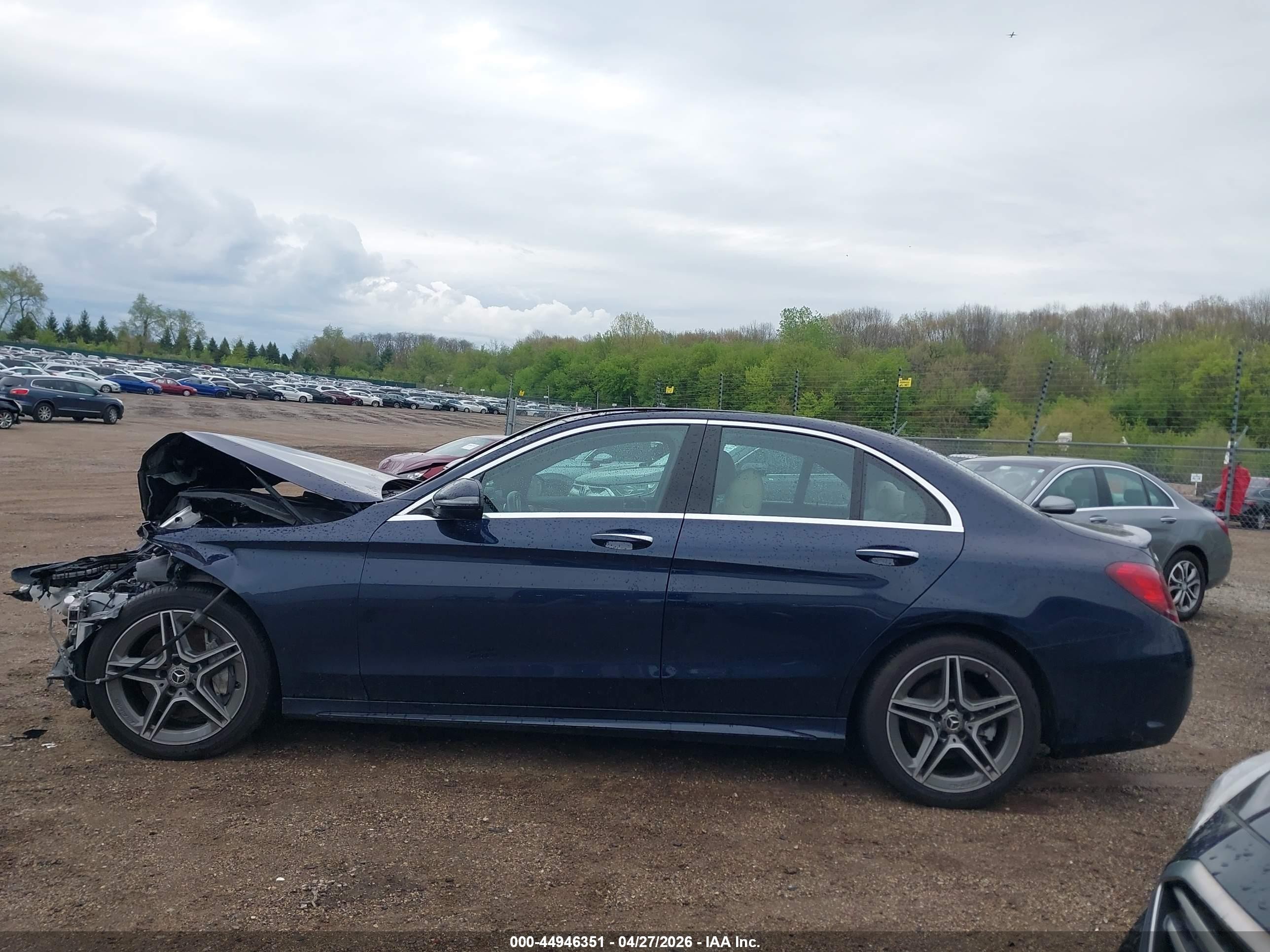 2020 Mercedes-benz C 300 4matic Dark Blue vin: 55SWF8EB7LU325427