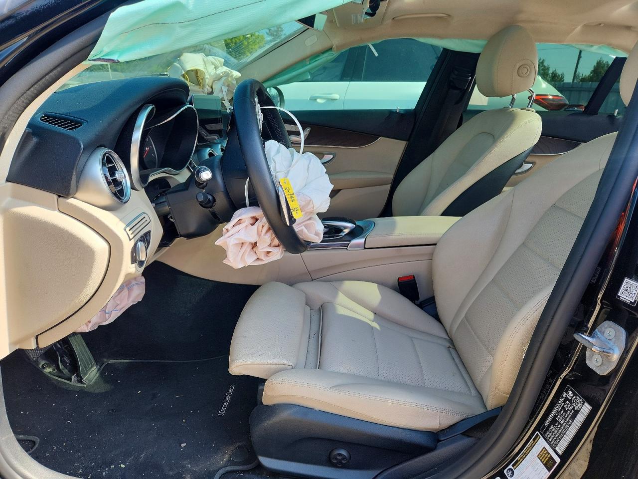 2019 Mercedes-benz C 300 4matic Черный vin: 55SWF8EBXKU287481