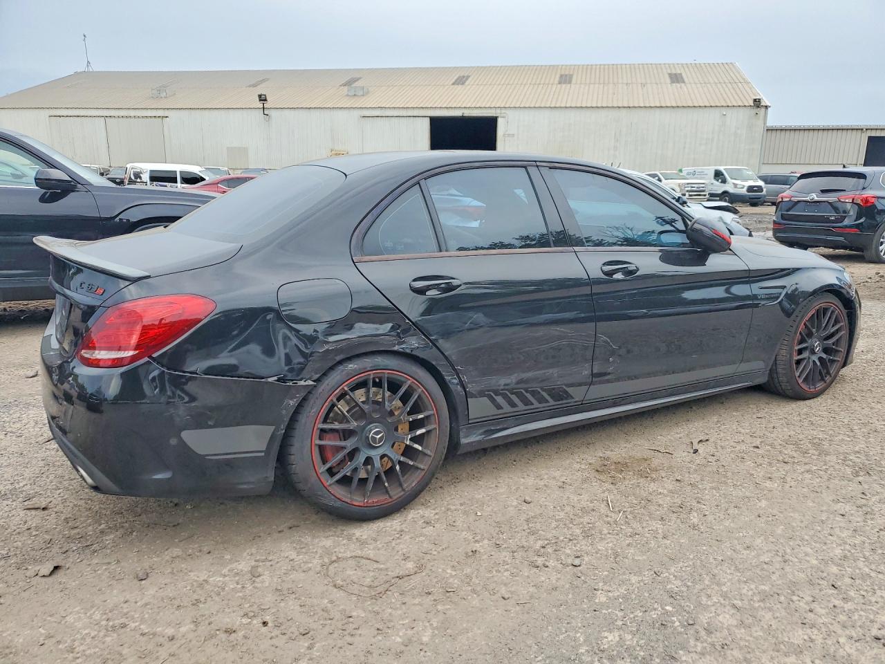 2015 Mercedes-benz C 63 Amg-s Black vin: 55SWF8HB2FU088863