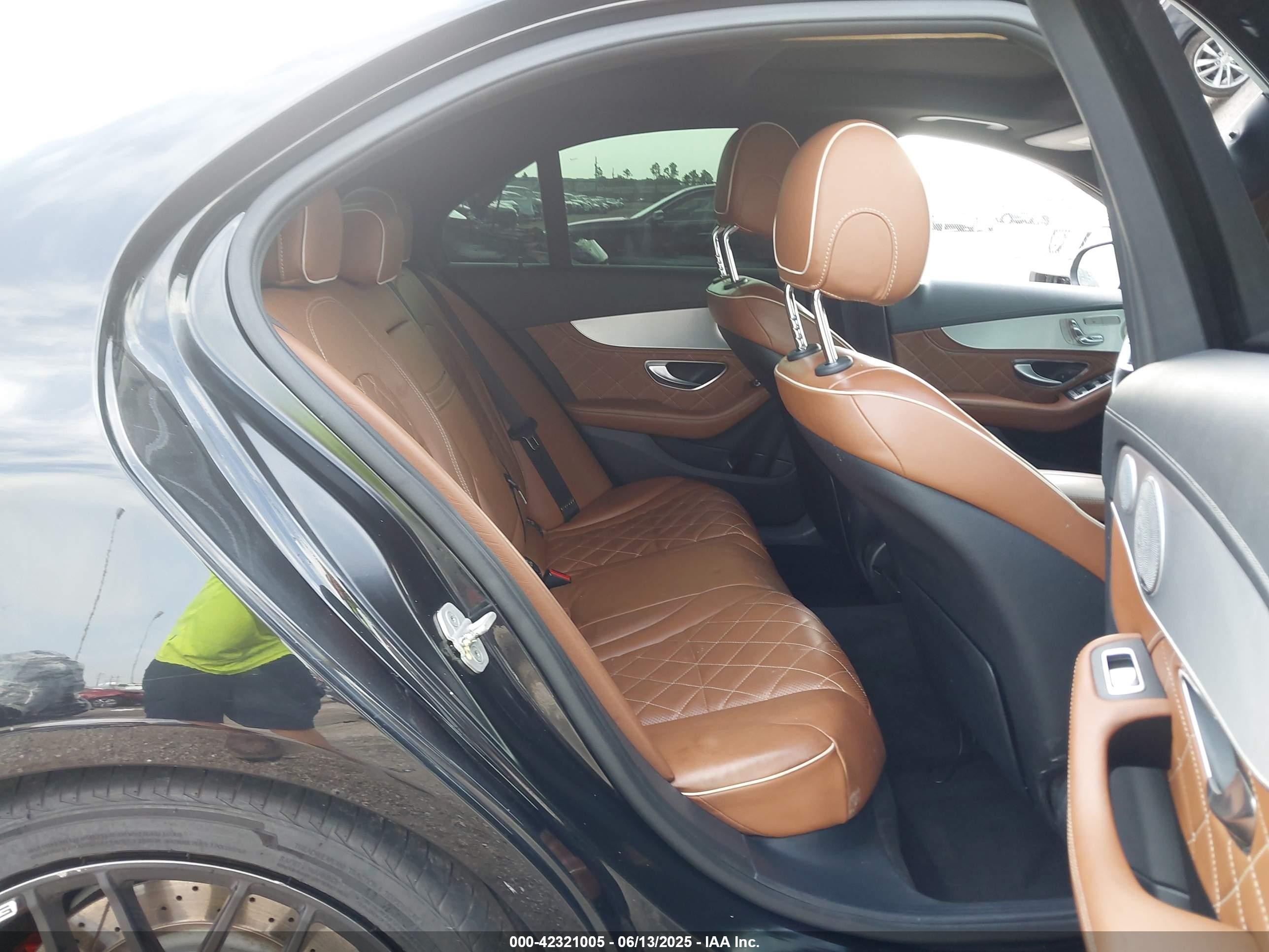 2016 Mercedes-benz Amg C 63 S Black vin: 55SWF8HB2GU114685