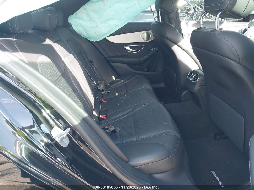 2019 Mercedes-benz Amg C 63 S Black vin: 55SWF8HB2KU316208