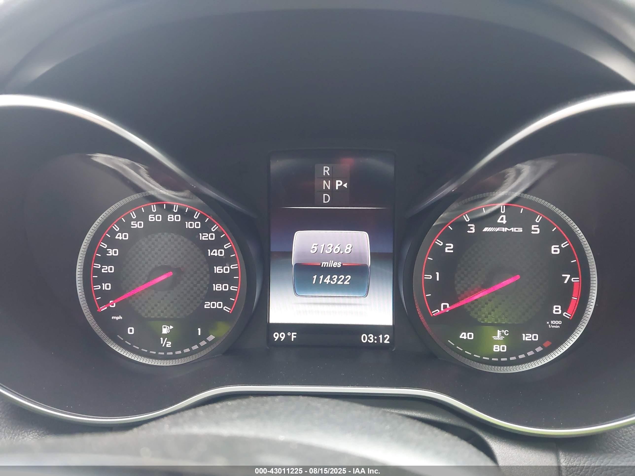 2016 Mercedes-benz Amg C 63 S Черный vin: 55SWF8HB5GU110923