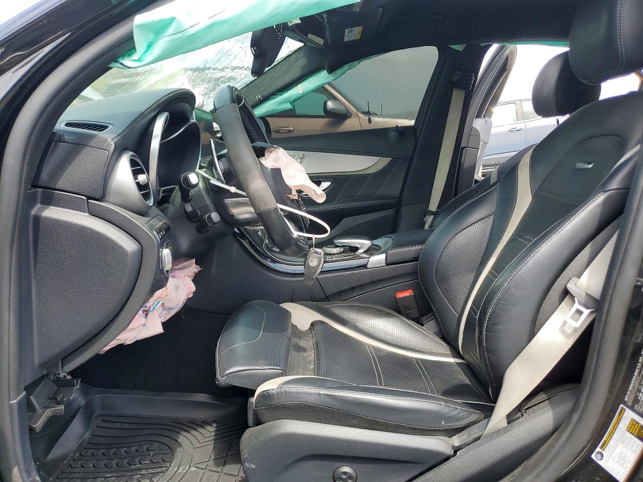 2015 Mercedes-benz C 63 Amg-s Black vin: 55SWF8HB6FU089529