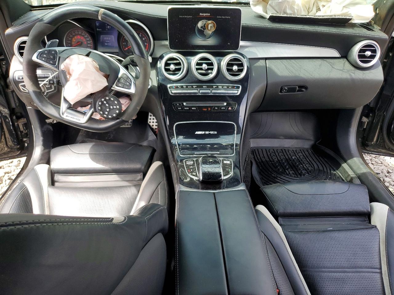 2015 Mercedes-benz C 63 Amg-s Black vin: 55SWF8HB6FU089529