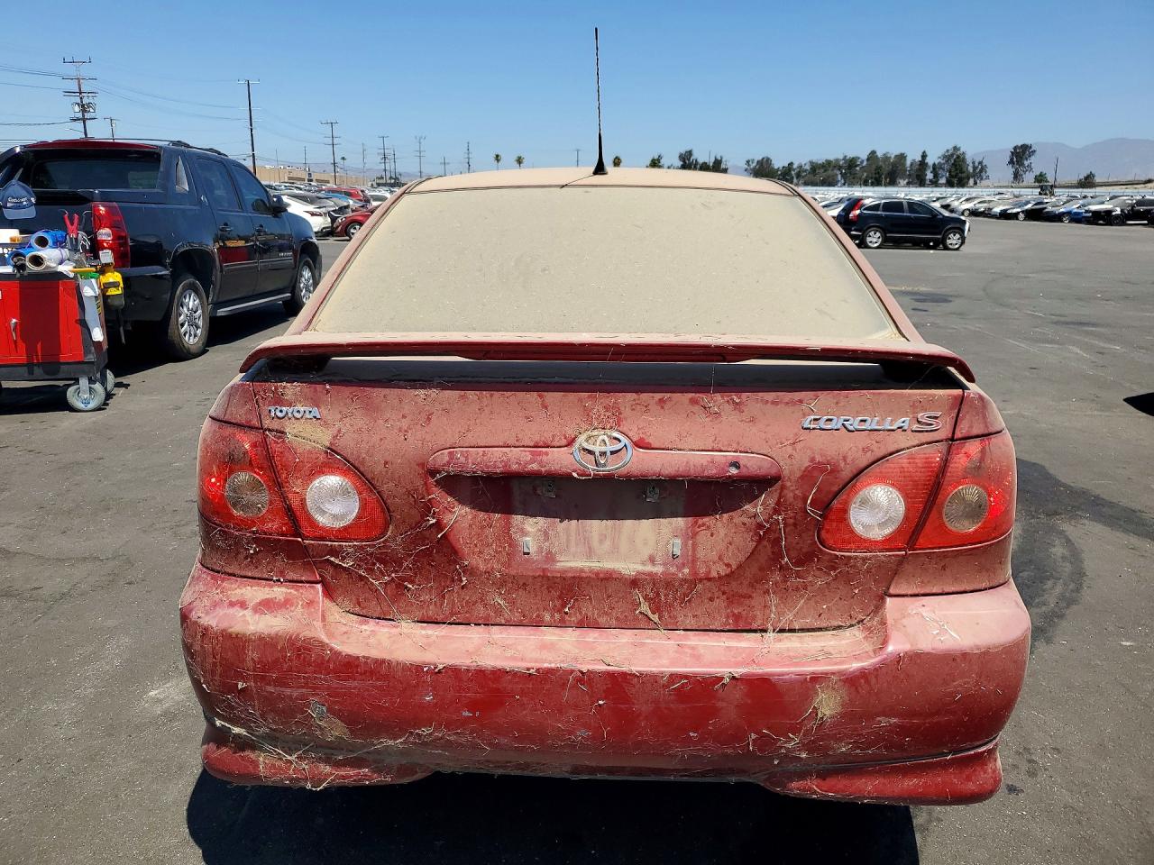 2008 Toyota Corolla S Красный vin: 1NXBR32E68Z967155