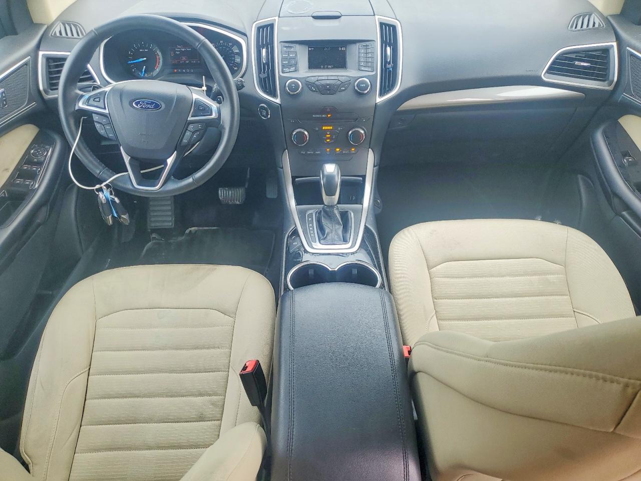 2016 Ford Edge Sel Белый vin: 2FMPK4J9XGBB26660