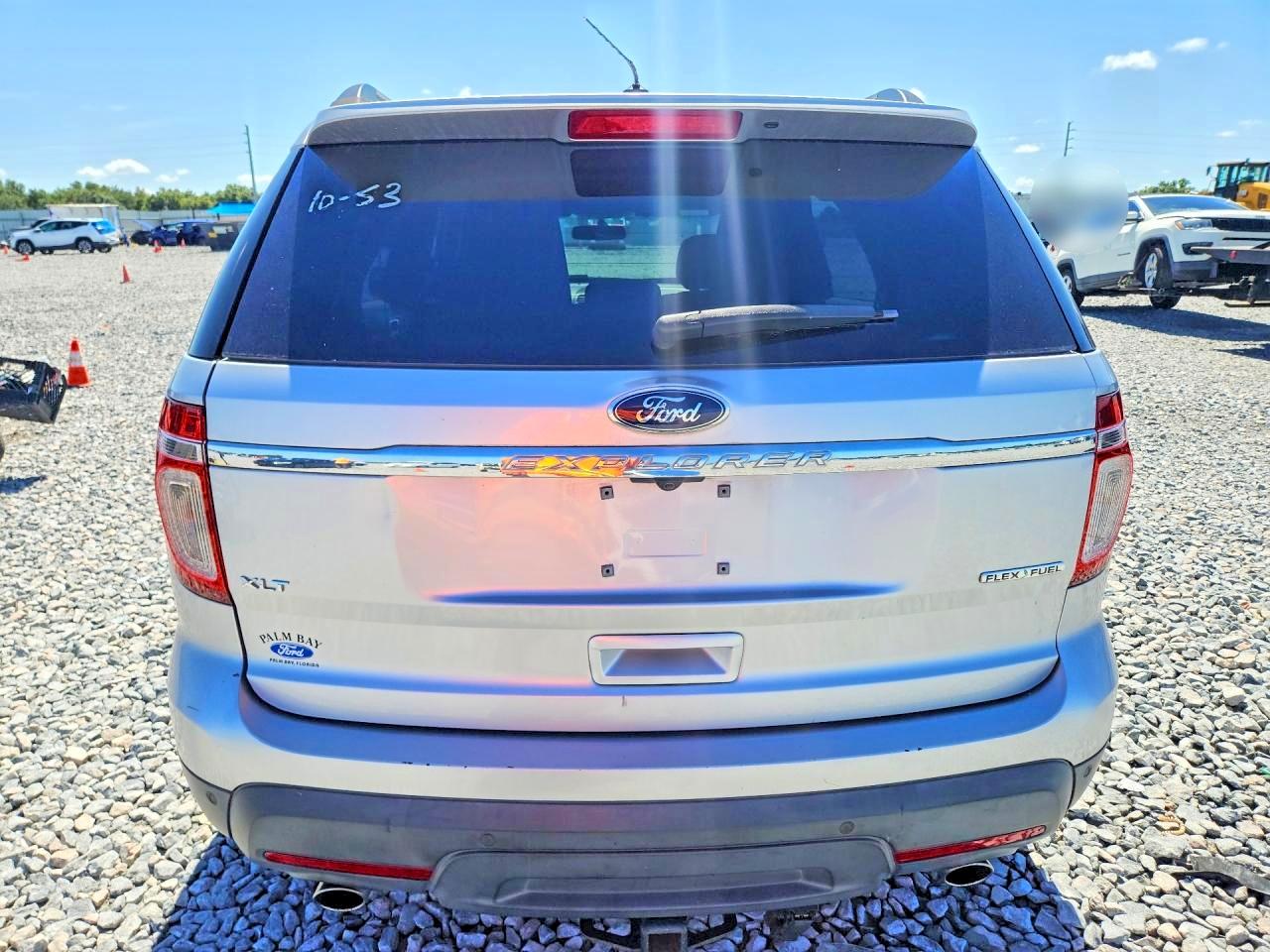 2013 Ford Explorer Xlt Silver vin: 1FM5K7D85DGB18384