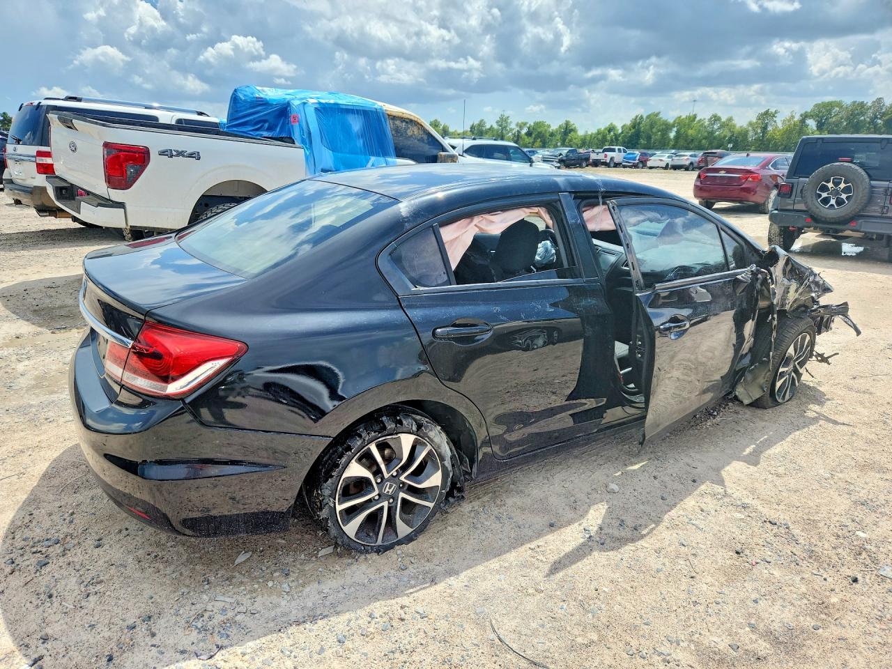 2014 Honda Civic Ex Black vin: 2HGFB2F8XEH535144