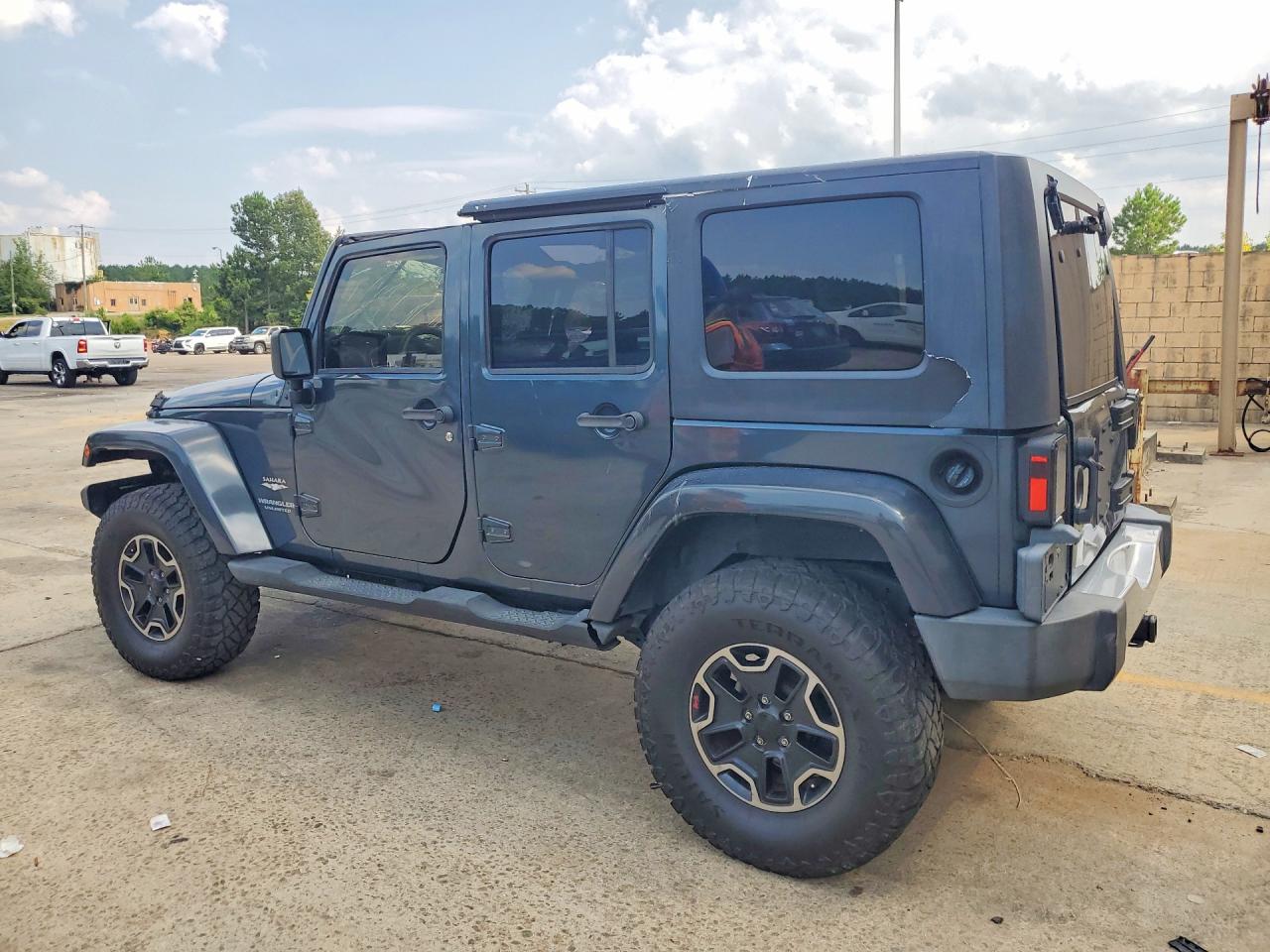 2007 Jeep Wrangler Sahara Blue vin: 1J4GB59177L199570