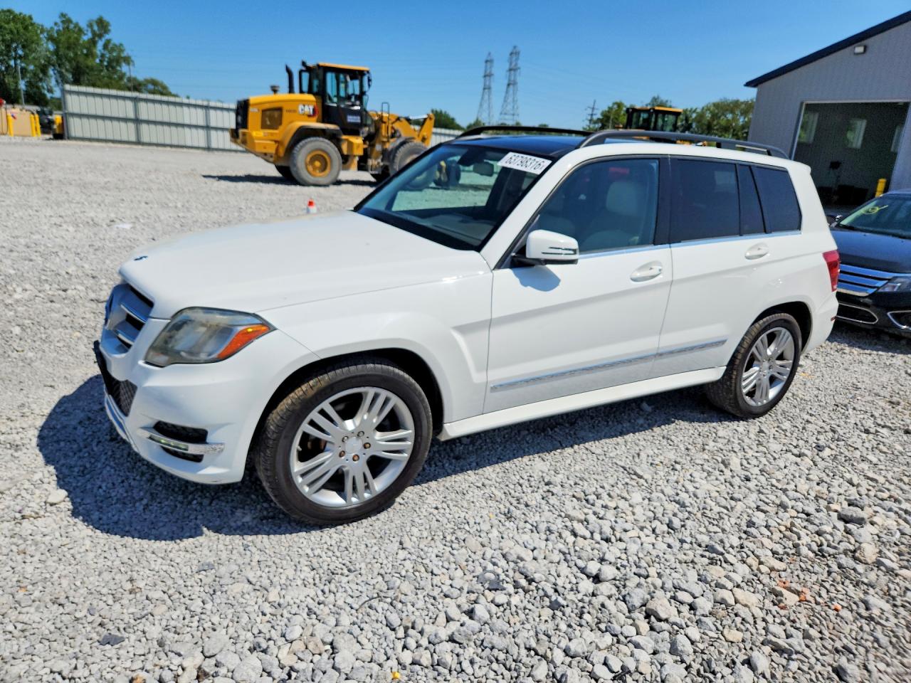 2014 Mercedes-benz Glk 350 White vin: WDCGG5HBXEG202978