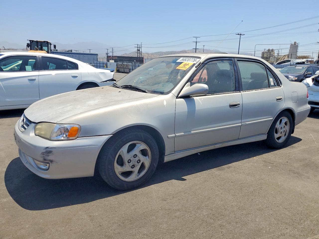 2001 Toyota Corolla S Серебряный vin: 1NXBR12E81Z524497