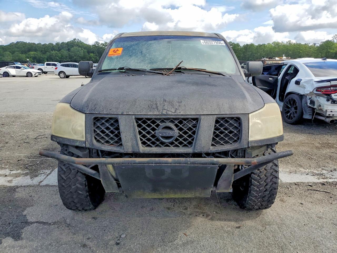 2005 Nissan Titan Xe Green vin: 1N6AA06A55N552747