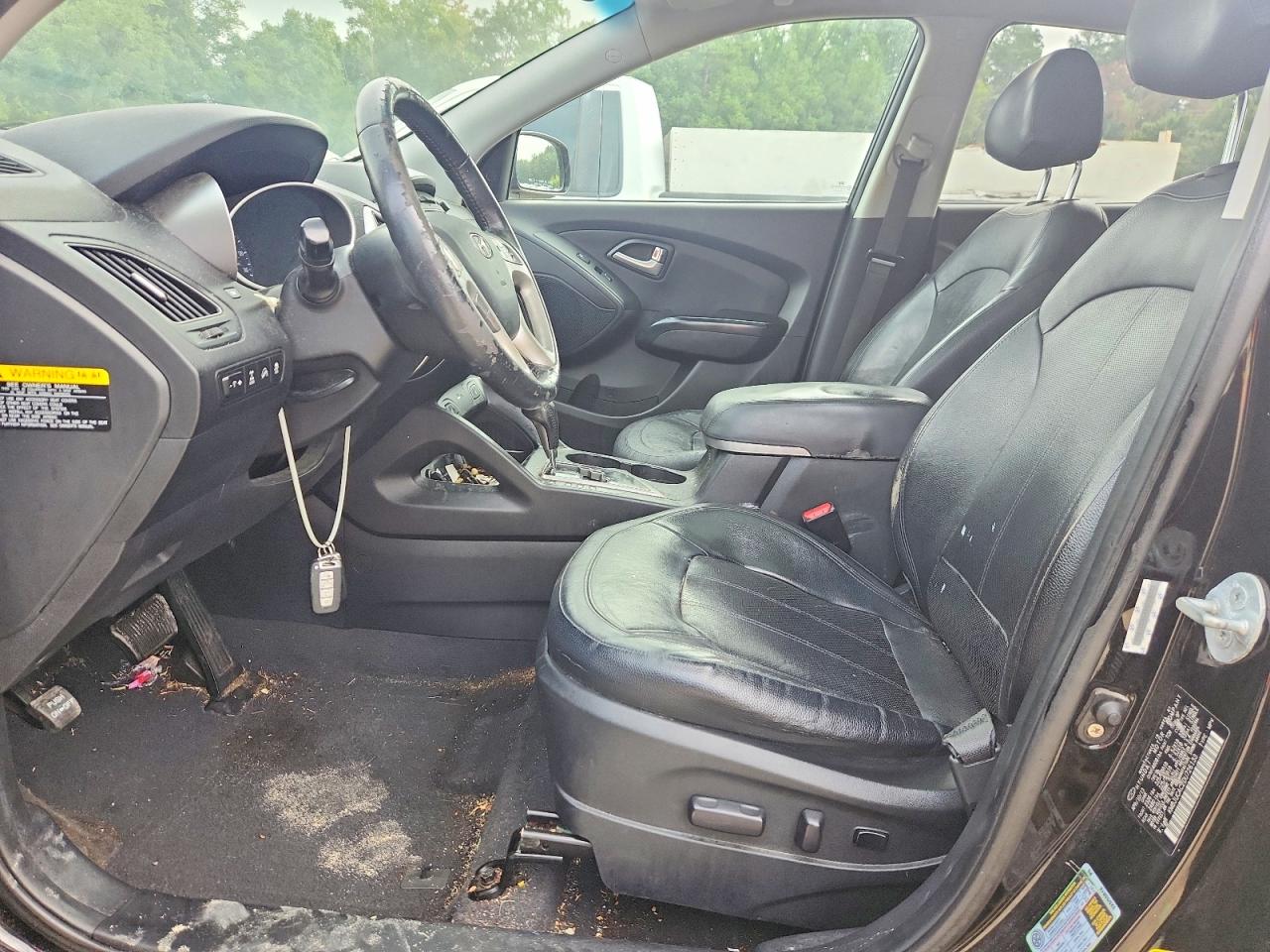 2013 Hyundai Tucson Limited Black vin: KM8JUCAC2DU726133