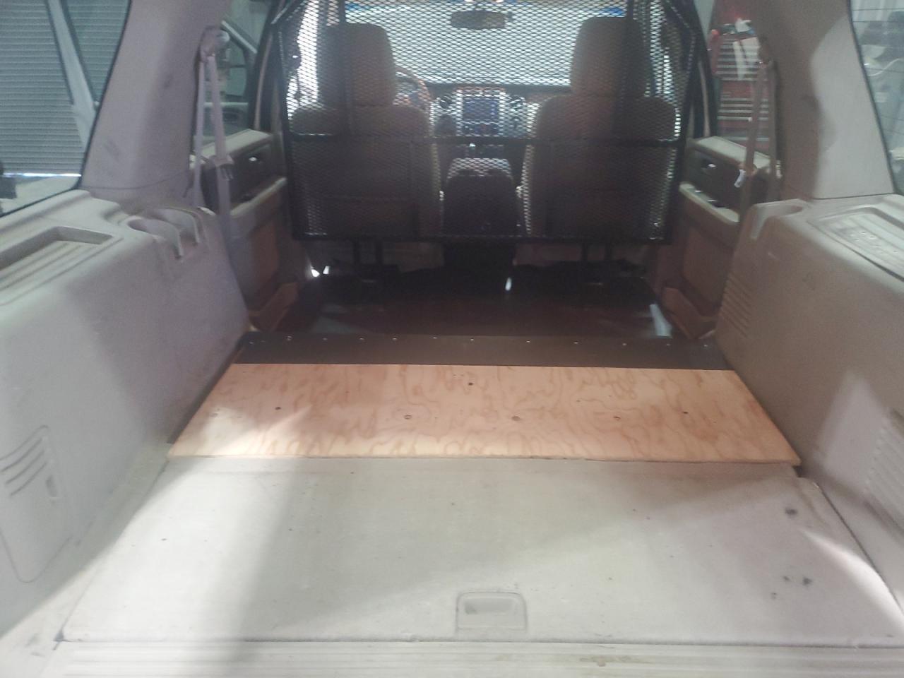 2014 Ford Expedition Xl White vin: 1FMJU1G57EEF47871 Damage: Cargo Box, Aftermarket, Acceptable