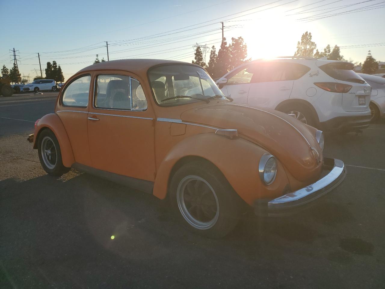 1974 Volkswagen Beetle Orange vin: 1342101235