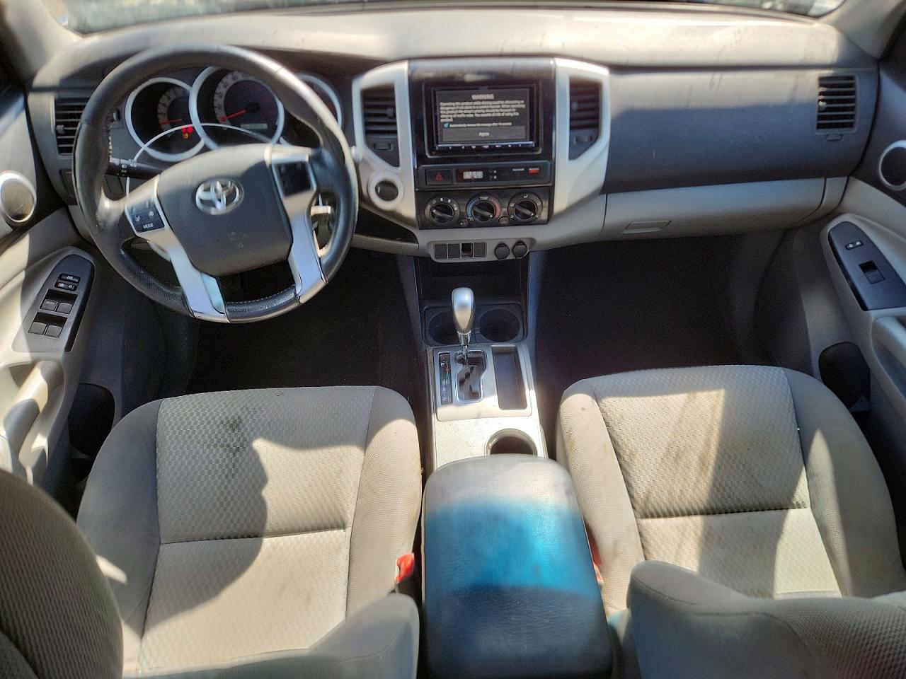 2012 Toyota Tacoma Double Cab Long Bed Gray vin: 5TFMU4FN1CX005848