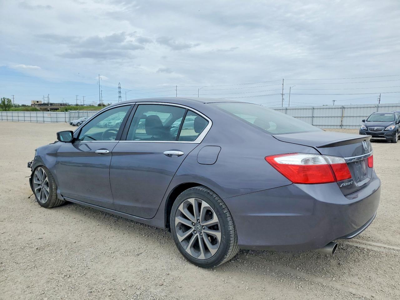 2014 Honda Accord Sport Серый vin: 1HGCR2E51EA230359