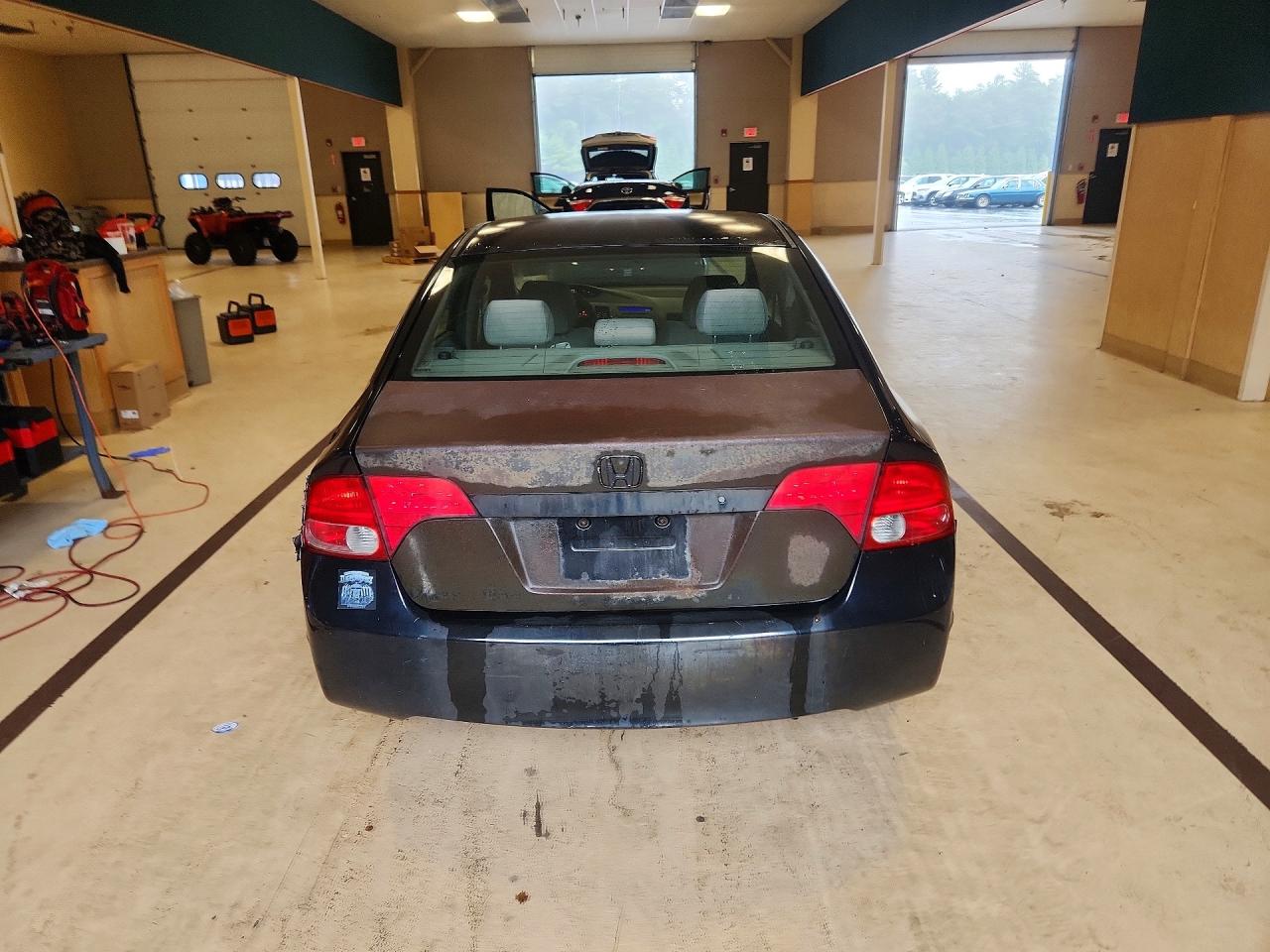 2007 Honda Civic Lx Black vin: 1HGFA16597L054827