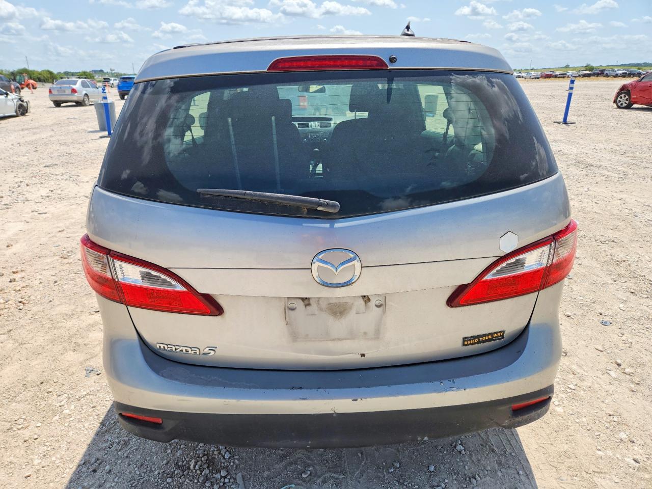 2012 Mazda 5 Silver vin: JM1CW2BL4C0125358