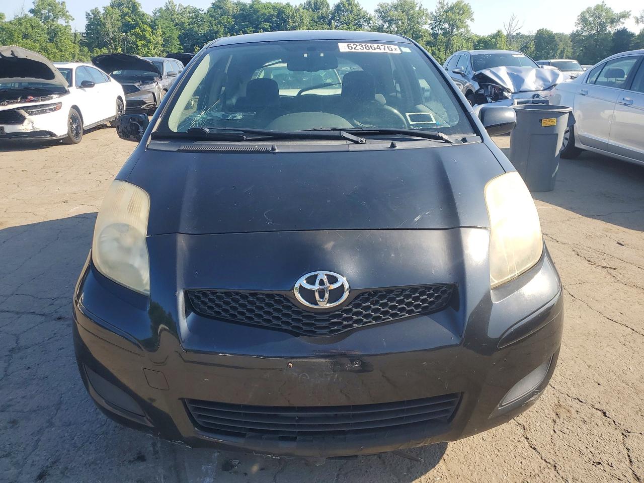 2010 Toyota Yaris Base Black vin: JTDJT4K32A5322962