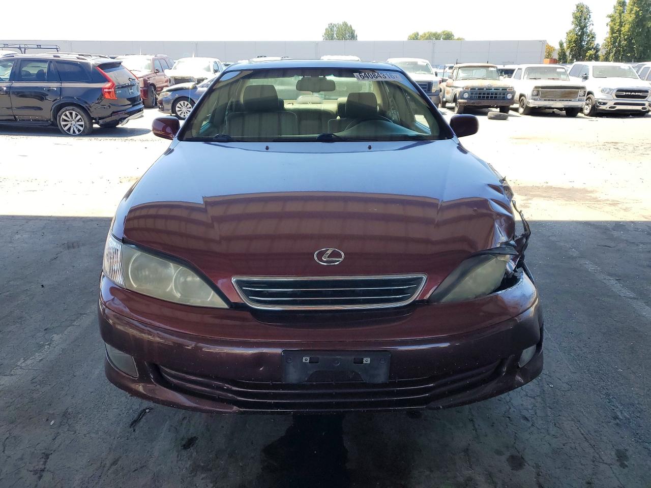 2001 Lexus Es 300 Burgundy vin: JT8BF28G410328560