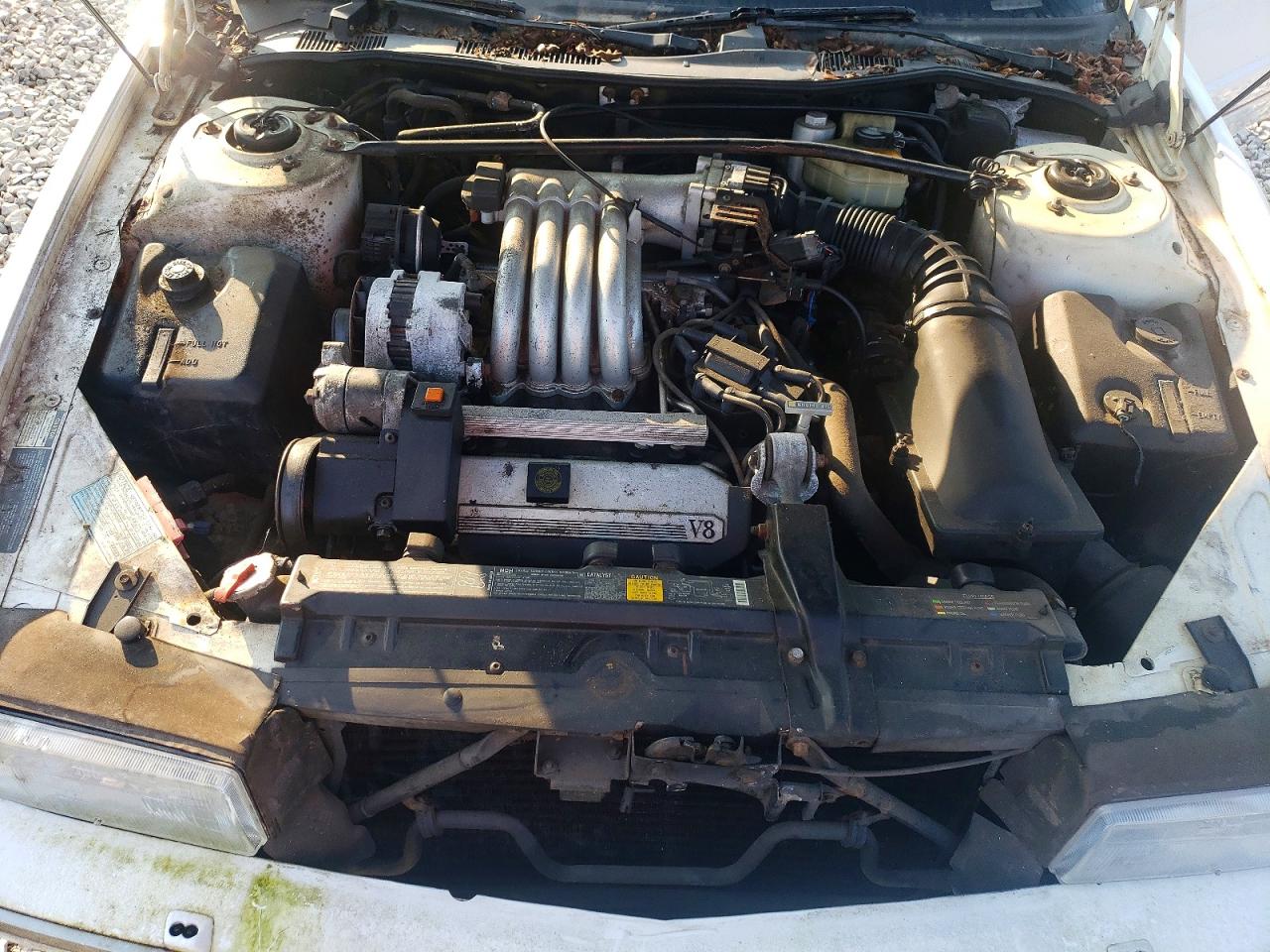 1991 Cadillac Allante White vin: 1G6VS3389MU127026