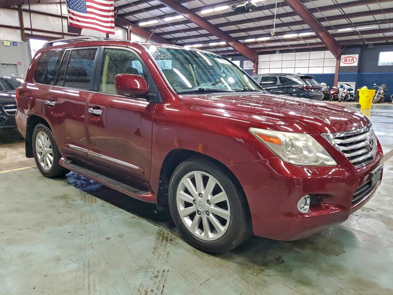 2008 Lexus Lx 570 Burgundy vin: JTJHY00W184018010